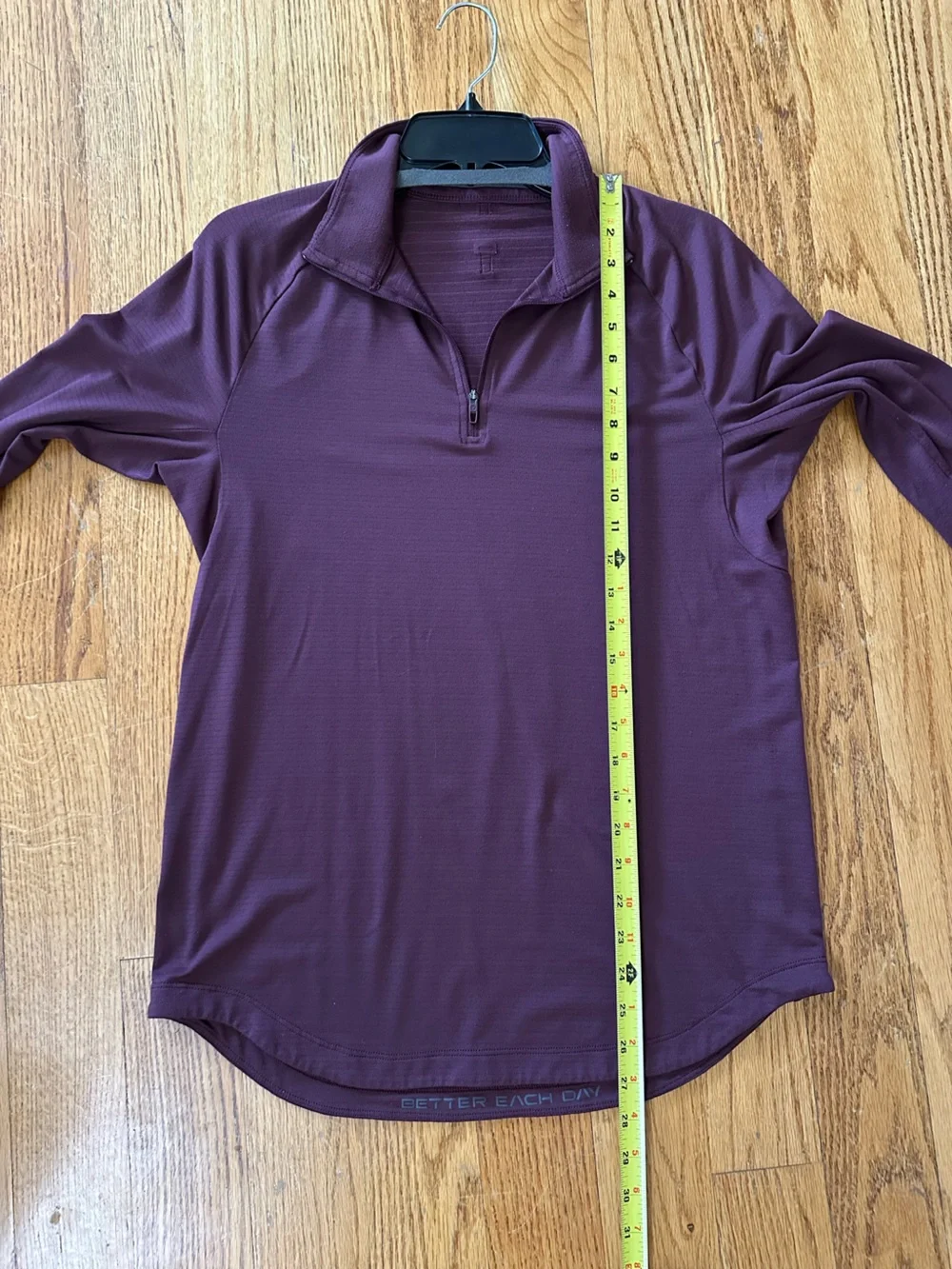 Lululemon Drysense Half Zip Pullover Burgundy Wine